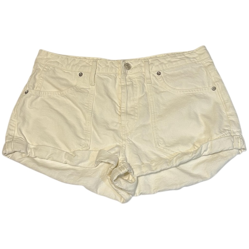 Free People We The Free Cream Jean Shorts Sz 30